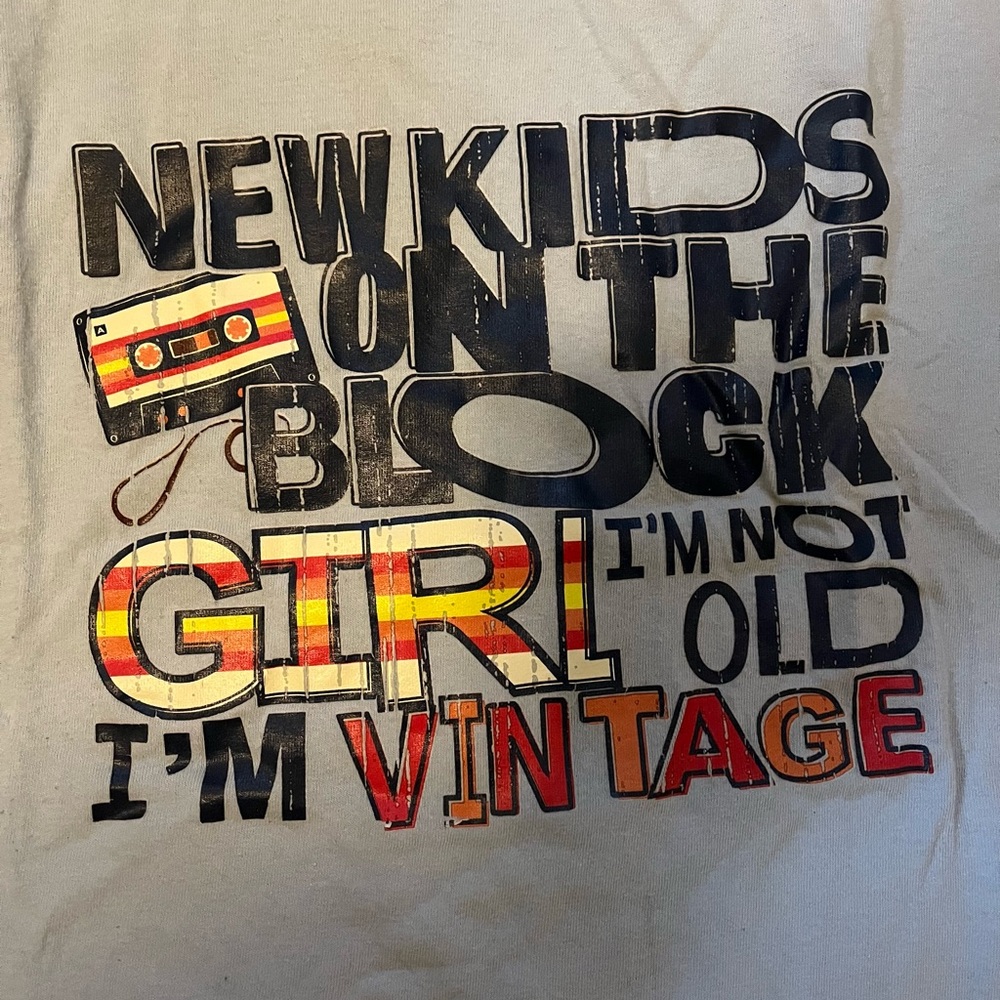 3X Vintage NKOTB fan shirt